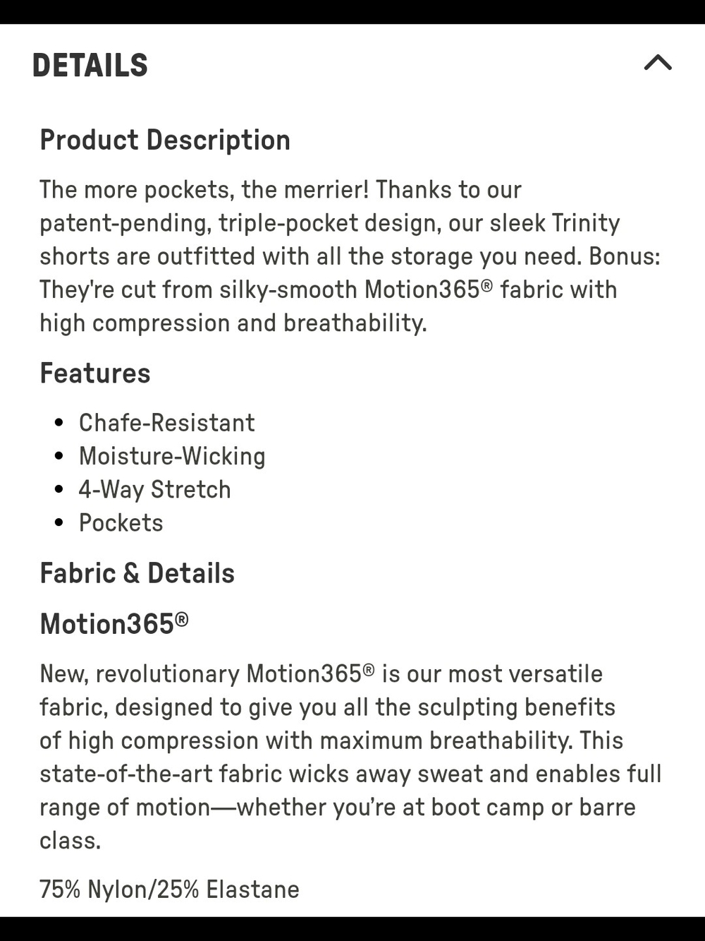 Fabletics Trinity Motion365 Mid Rise 5" Short. - Picture 3 of 7